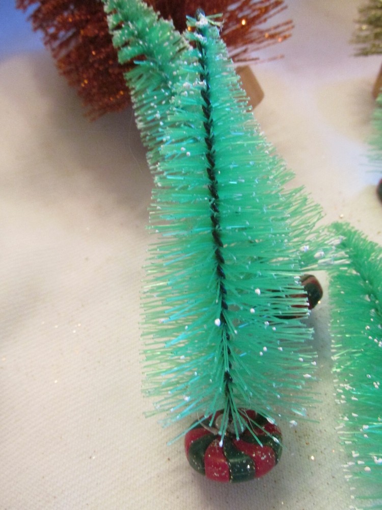 Glitter Bottle Brush Trees LOT