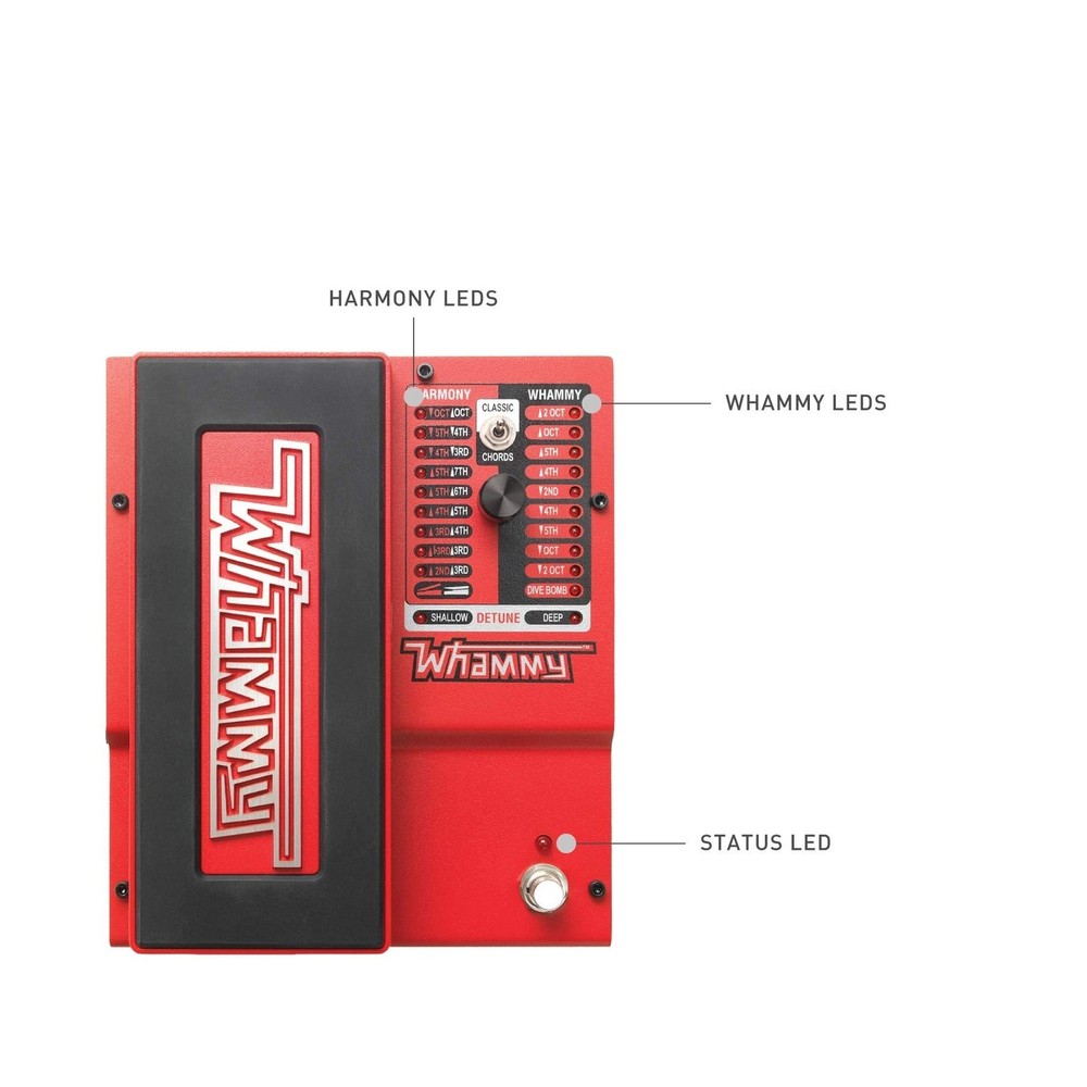 DigiTech Whammy (5th Gen) 2-Mode Pitch-shift Effect with True Bypass