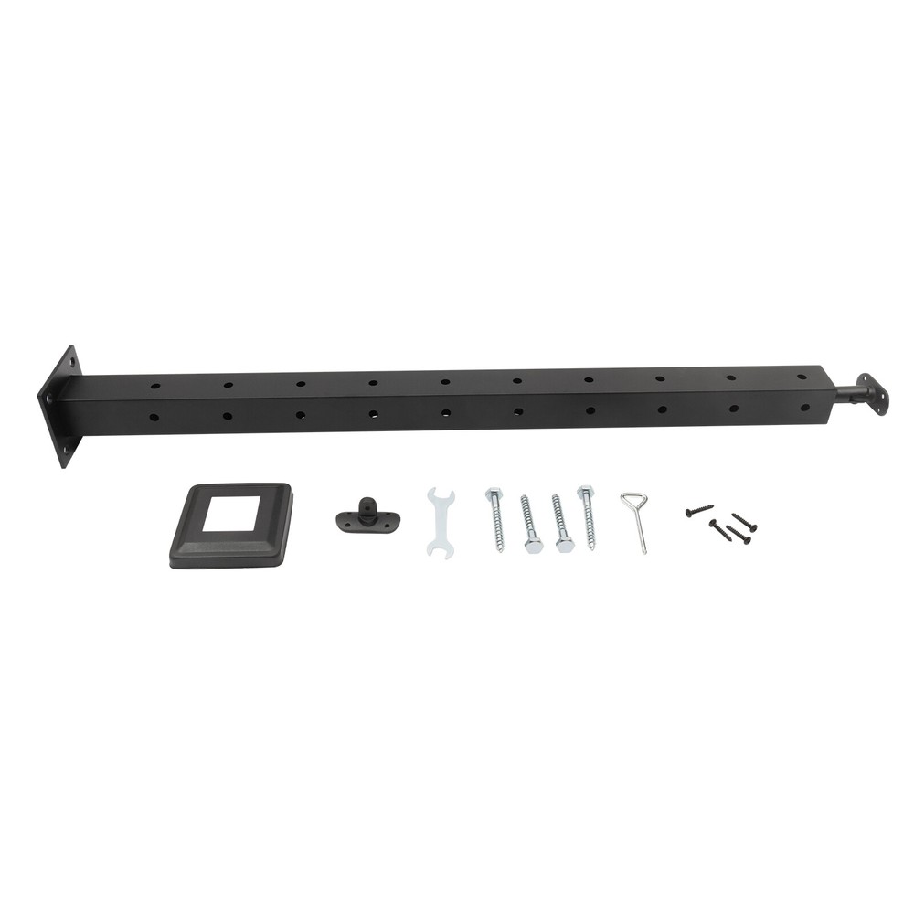 Stainless Cable Railing Level Deck Post Finish Pre-Drilled Posts Top Mount Black