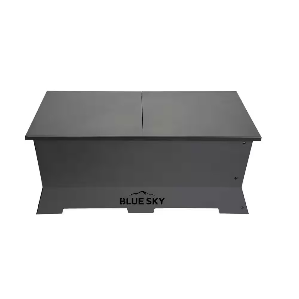 40 In. Steel Rectangle Fire Pit Lid
