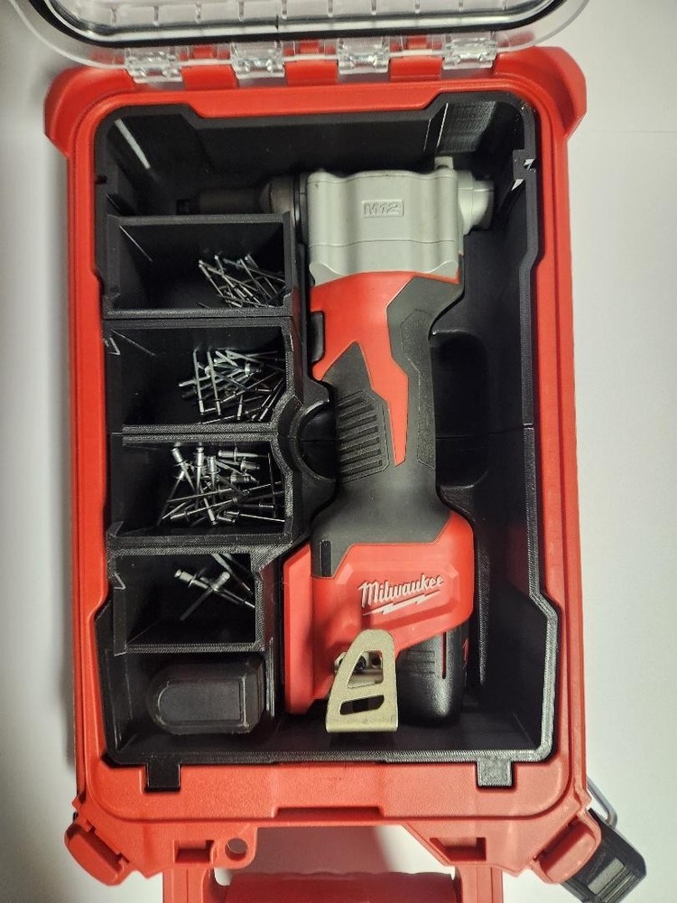 Milwaukee Packout Insert for M12 Rivet Gun  (Insert Only)