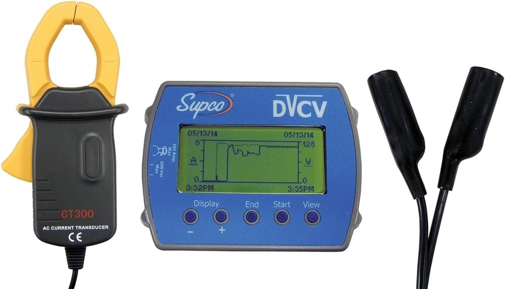 Supco Data View DVCV Current & Voltage Data Logger with Software & USB Cable