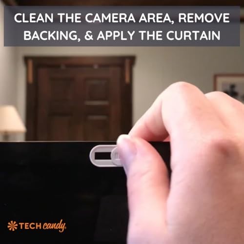 Webcam Cover Privacy Protector - Thin & Durable Blocker for Laptops, Tablets, Sm