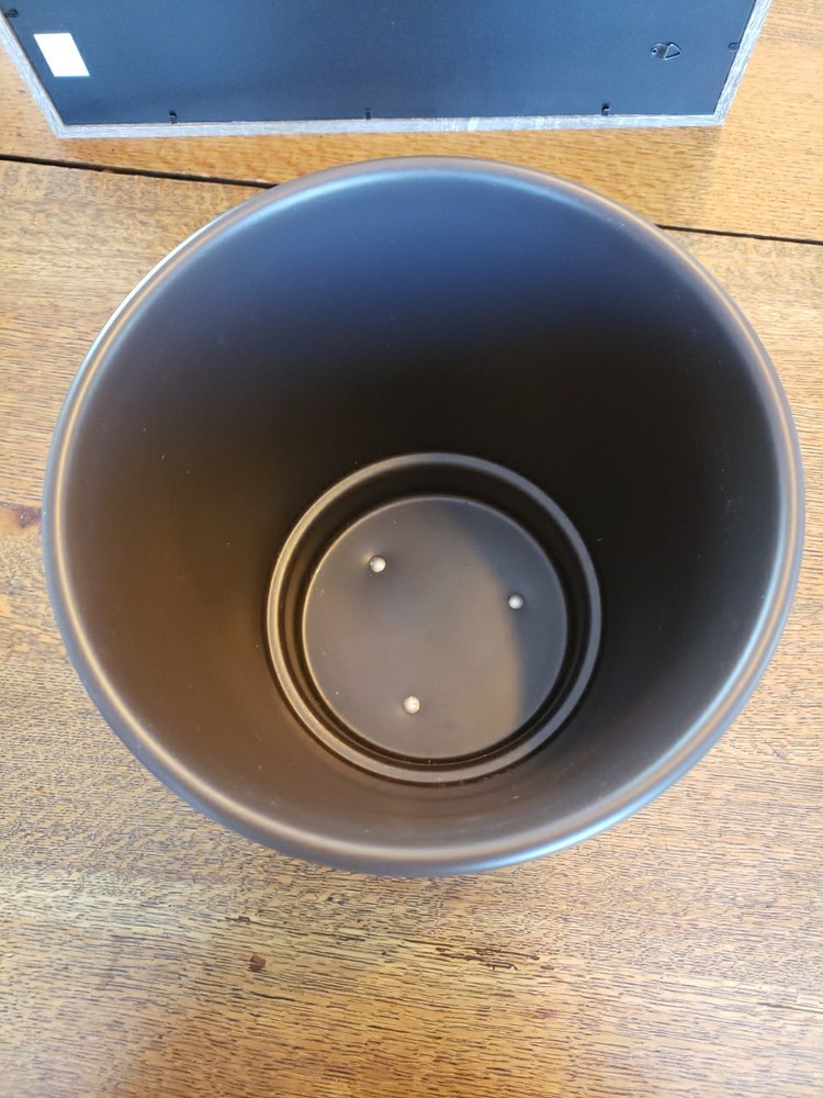 iDesign York Brown Waste Can, Trash Can