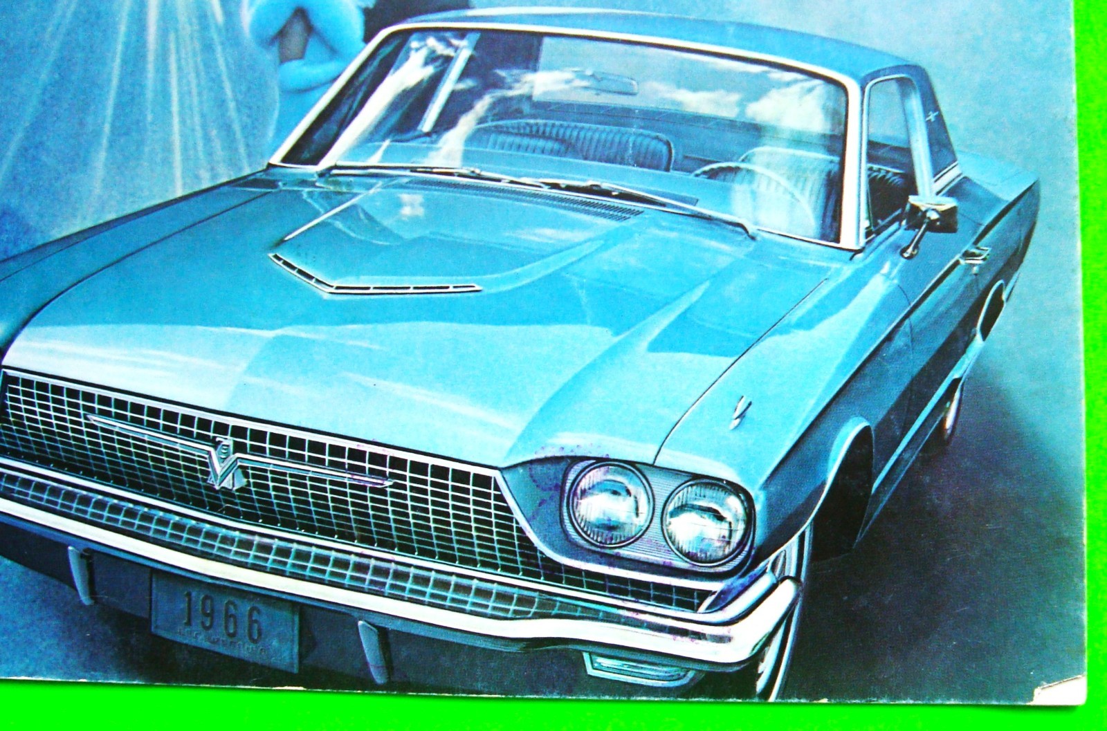 1966 FORD THUNDERBIRD HUGE PRESTIGE 16-p COLOR CATALOG Brochure CONVERTIBLE vg++