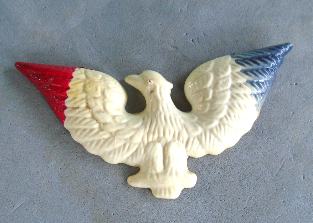 Vintage large plastic patriotic eagle