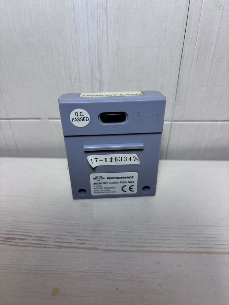 Performance Nintendo 64 N64 Memory Card