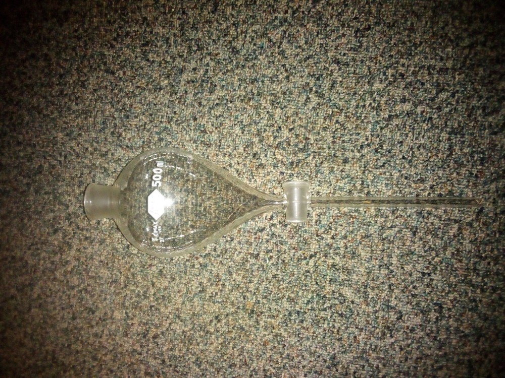 Kimax 500 ml Glass Funnel Separatory
