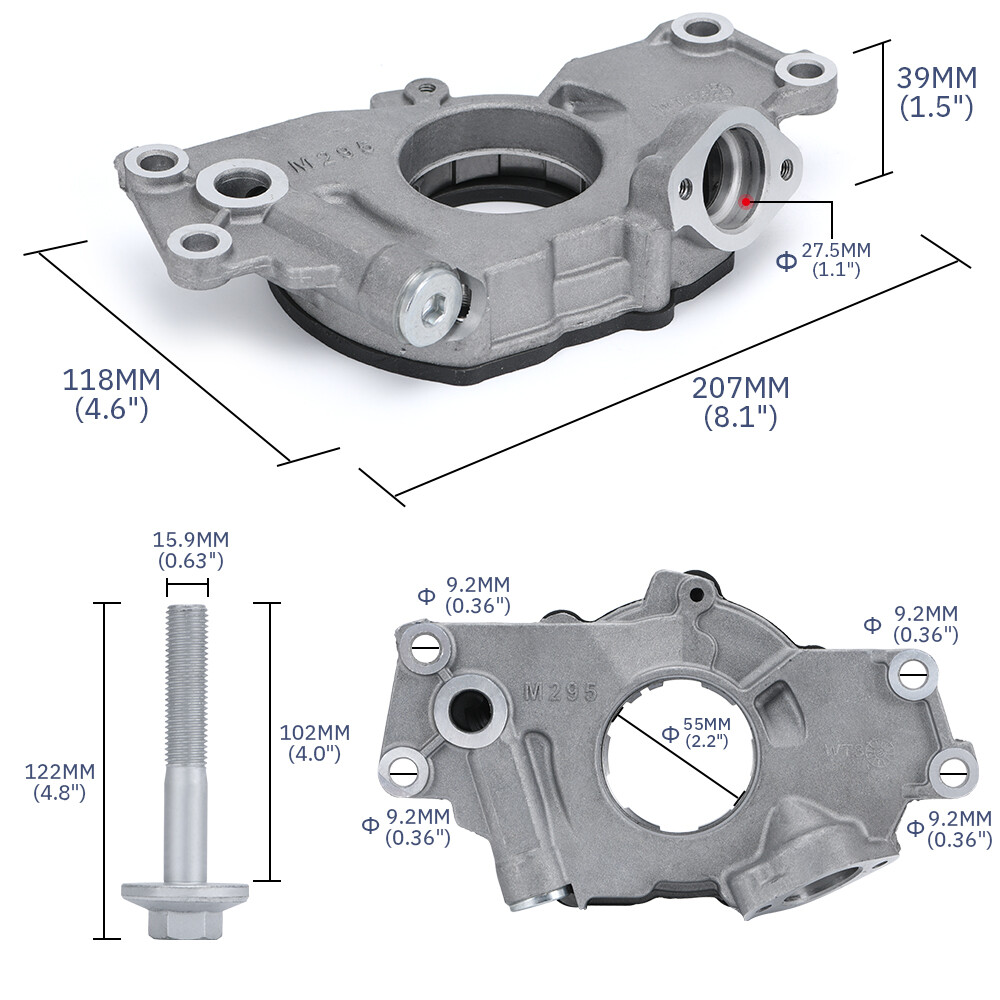Melling M295HV High Volume Oil Pump For GM Chevrolet LS1 LS2 4.8L 5.3L 5.7L 6.0L