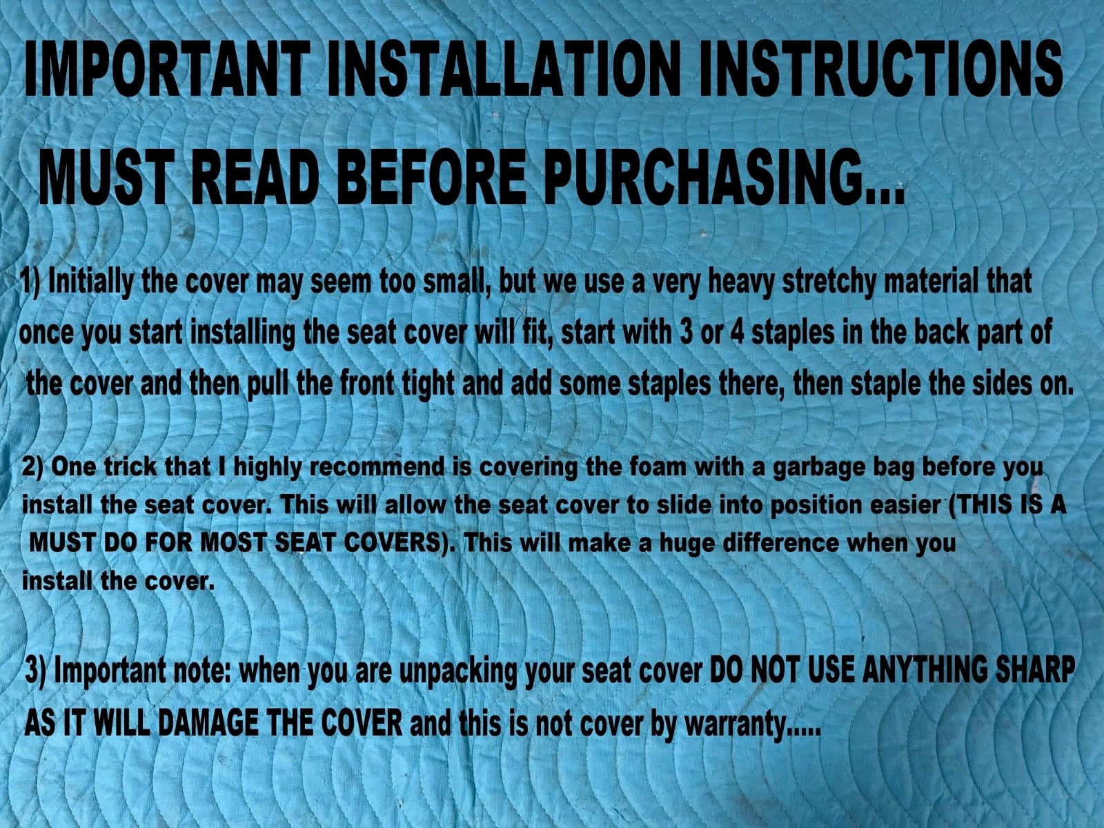 Arctic Cat Prowler Jag New seat cover Puma Deluxe Cougar Mountain 1993-96 530