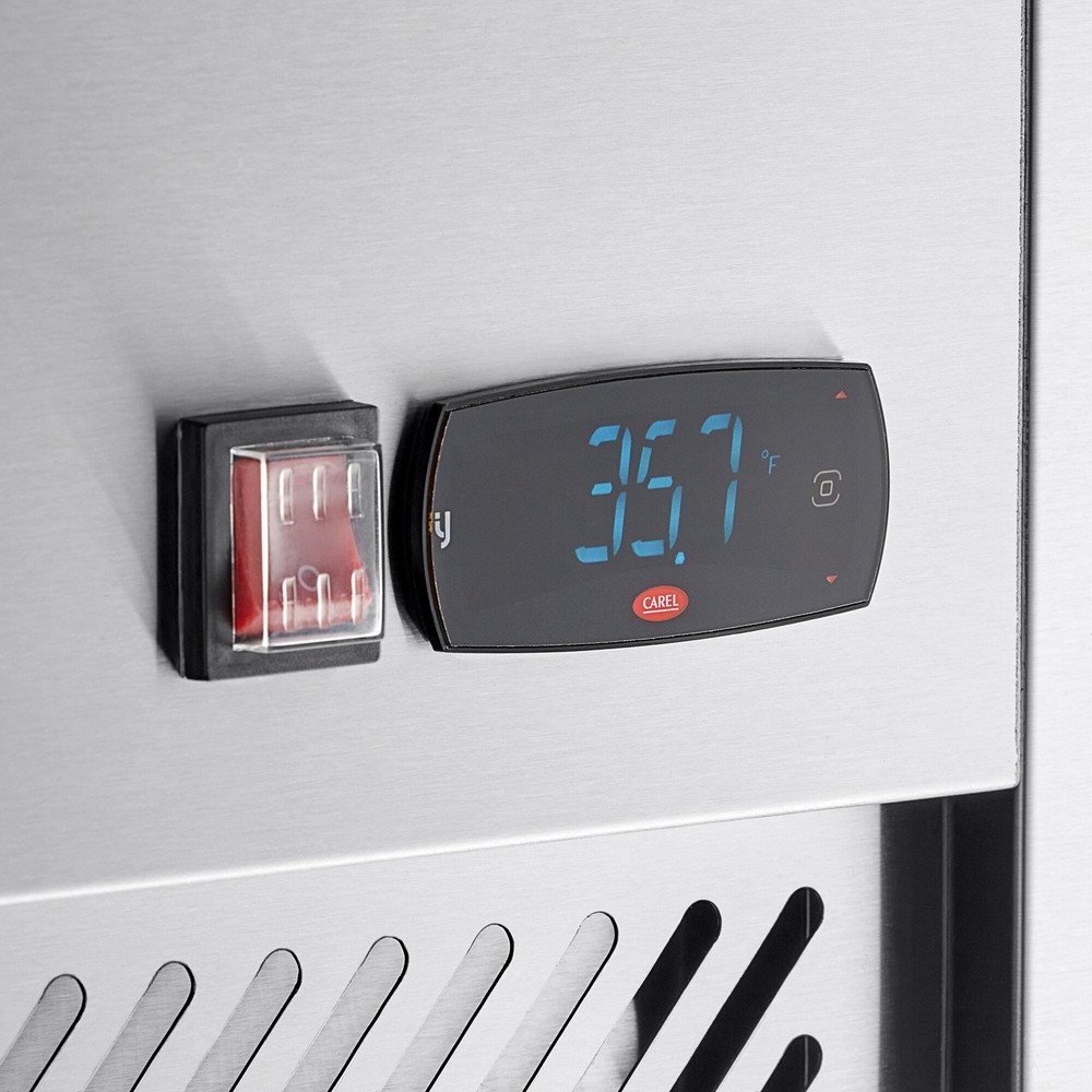 54" Solid Door Stainless Steel Reach-In Freezer