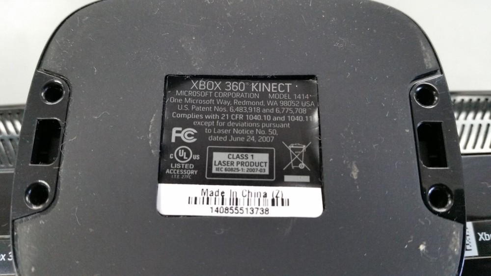 Microsoft 1414 Xbox 360 Kinect Sensor Bar - Black