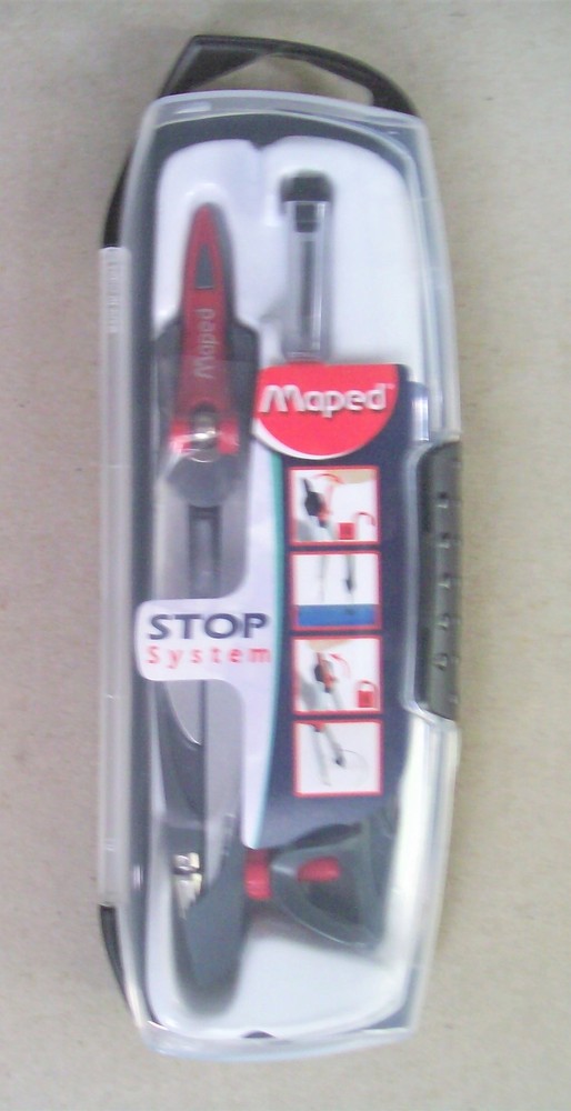 Maped Stop System Compass with 1 Pencil Lead