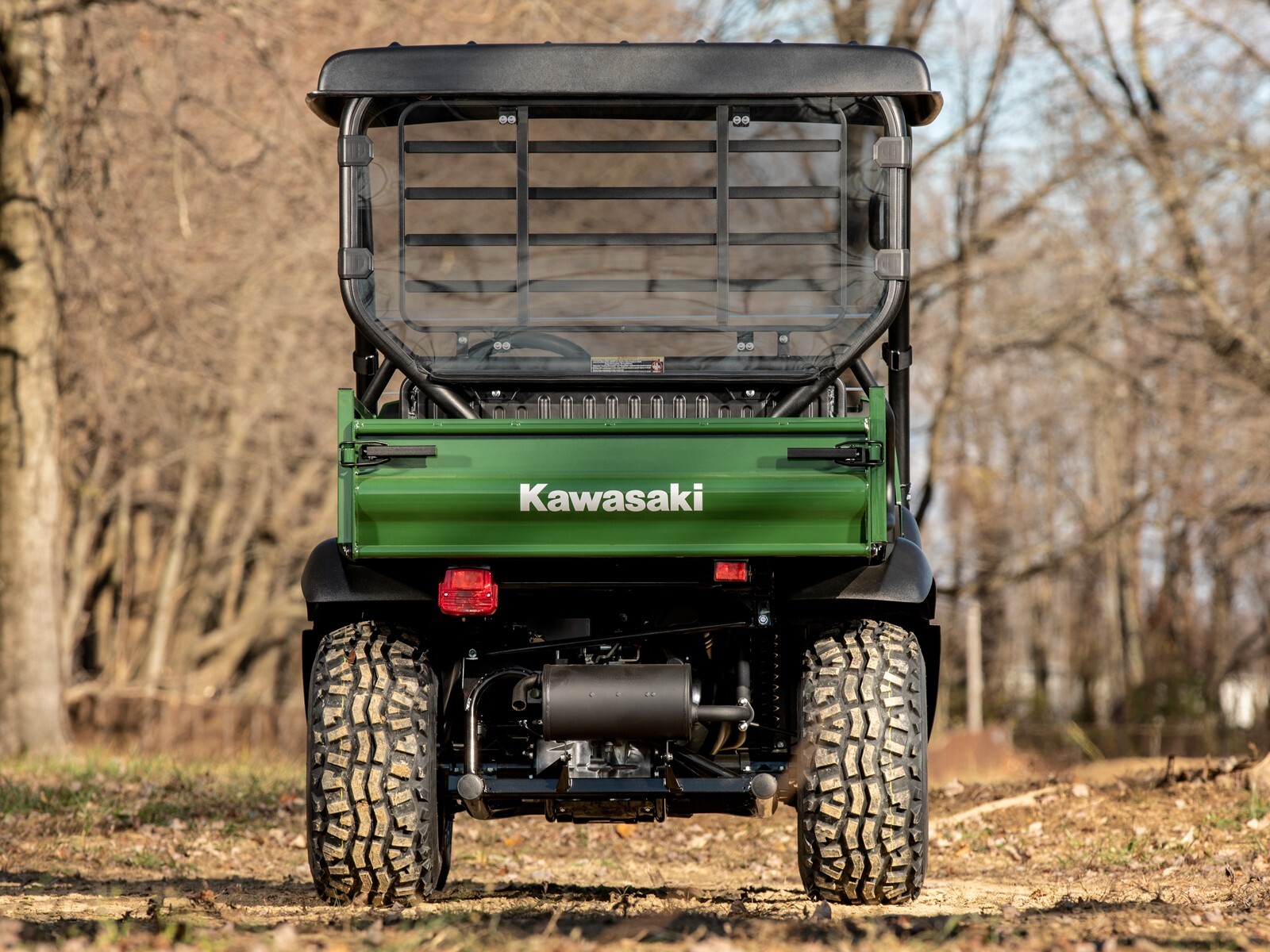 SuperATV Light Tint Rear Windshield for Kawasaki Mule SX (2017+)