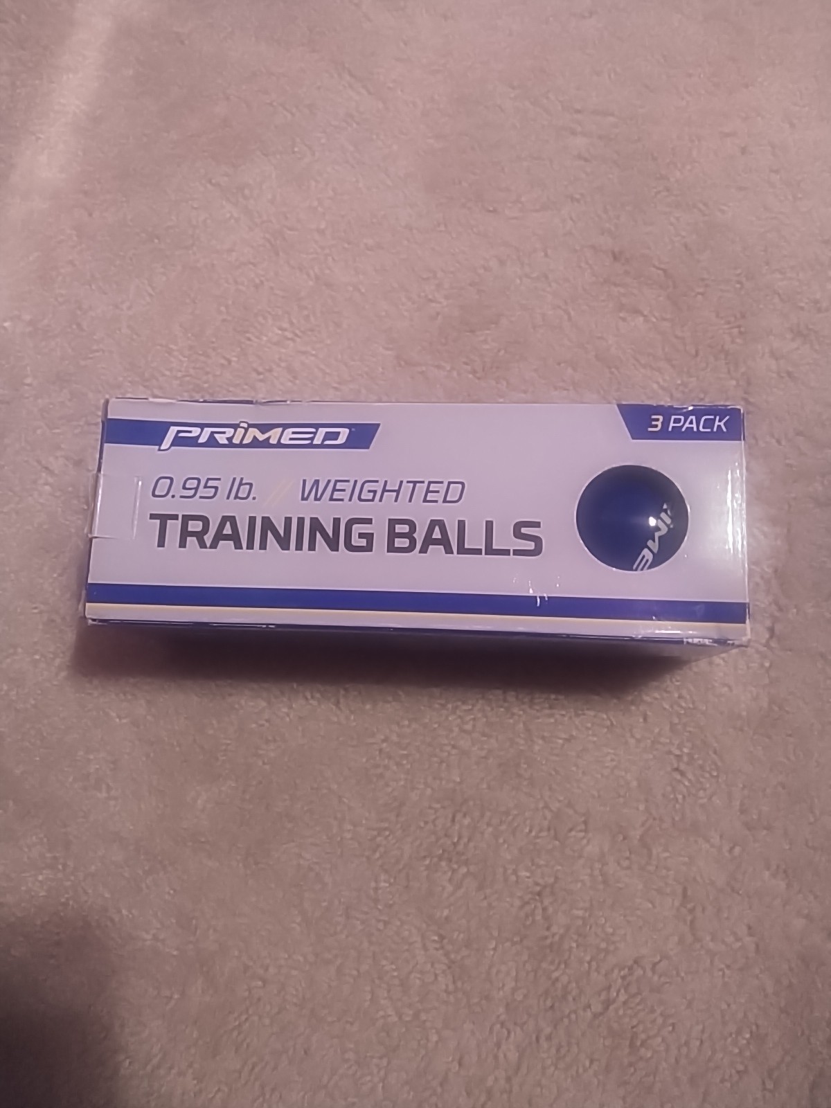 Primed .95 Lb Weighted Training Balls For Baseball And Softball Pitching