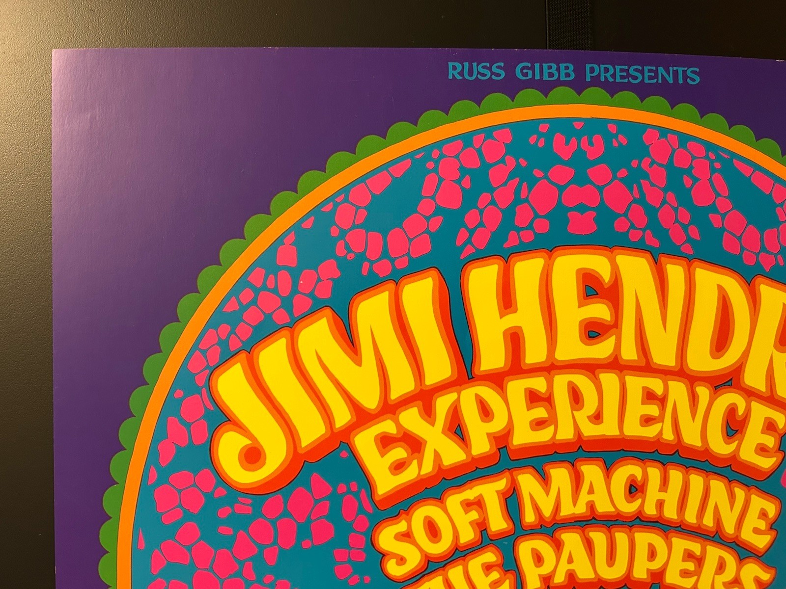 1988-JIMI HENDRIX EXPERIENCE 20TH ANNIVERSARY POSTER-CNE TORONTO-GARY GRIMSHAW-#