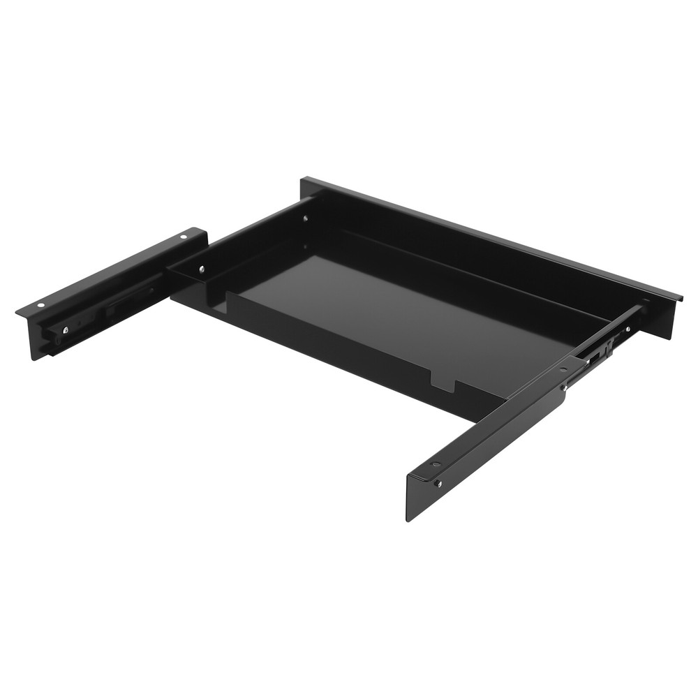 Under Desk Sliding Pull-Out Drawer Organizer for Efficient Workspace Storage