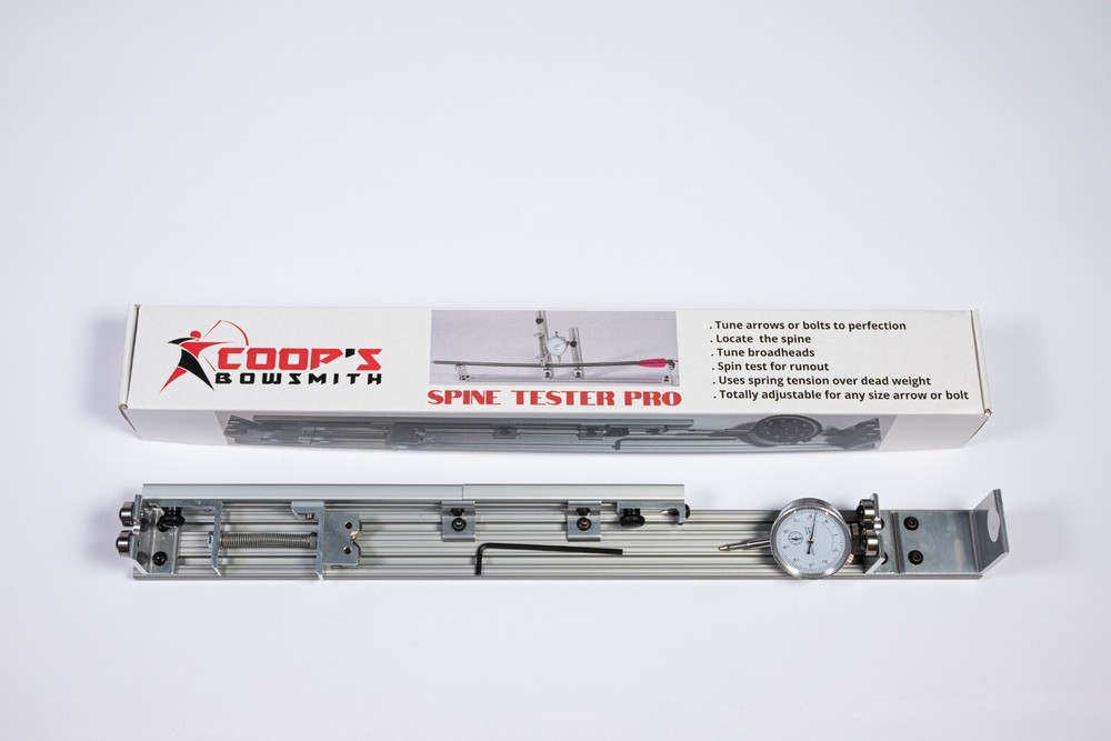Spine and arrow tester .