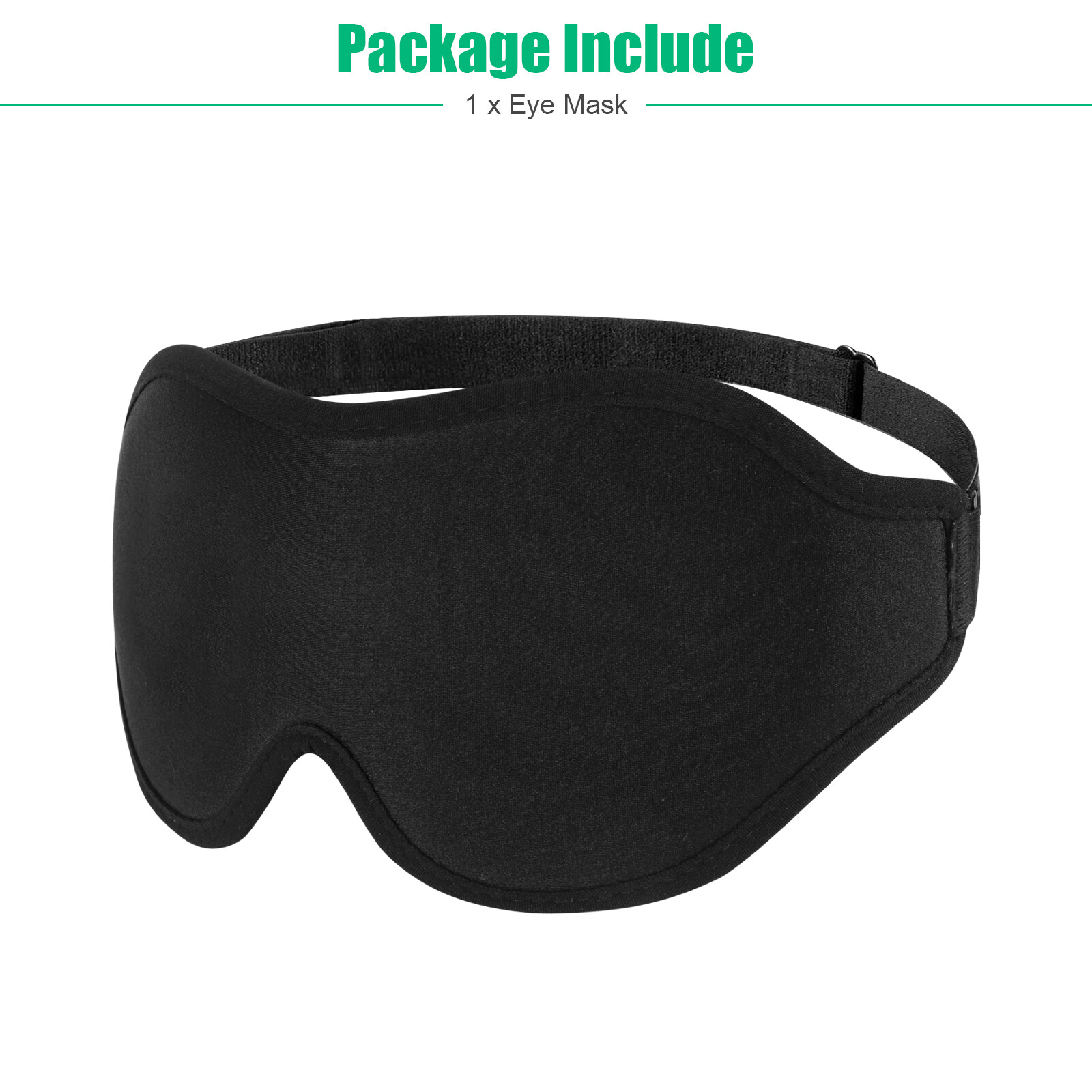 3D Travel Silk Eye Mask Sleeping Soft Padded Shade Cover Rest Relax Blindfold