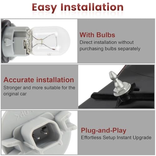 LED Tail lights Assembly Compatible with Honda Odyssey 2018 Outer Right Side