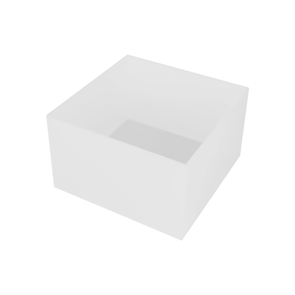 Acrylic Cube Dessert Table Display Nesting Riser with Hollow Bottoms 8"+9"+10"