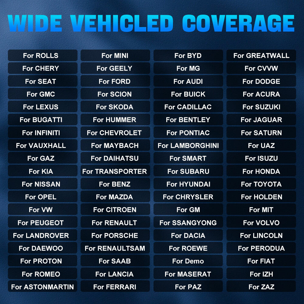 XTOOL A30M +Cable Car Bluetooth OBD2 Scanner Bidirectional Full Diagnostic Tool