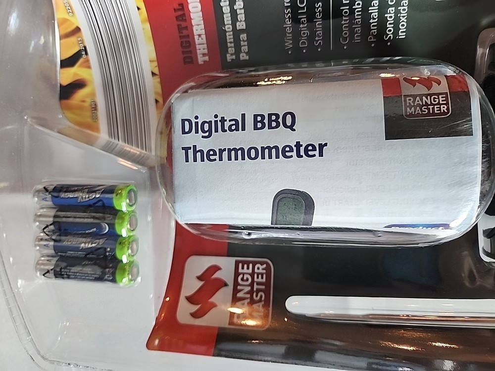 New Range Master Digital BBQ Thermometer Wireless Remote Grilling Summer NIB