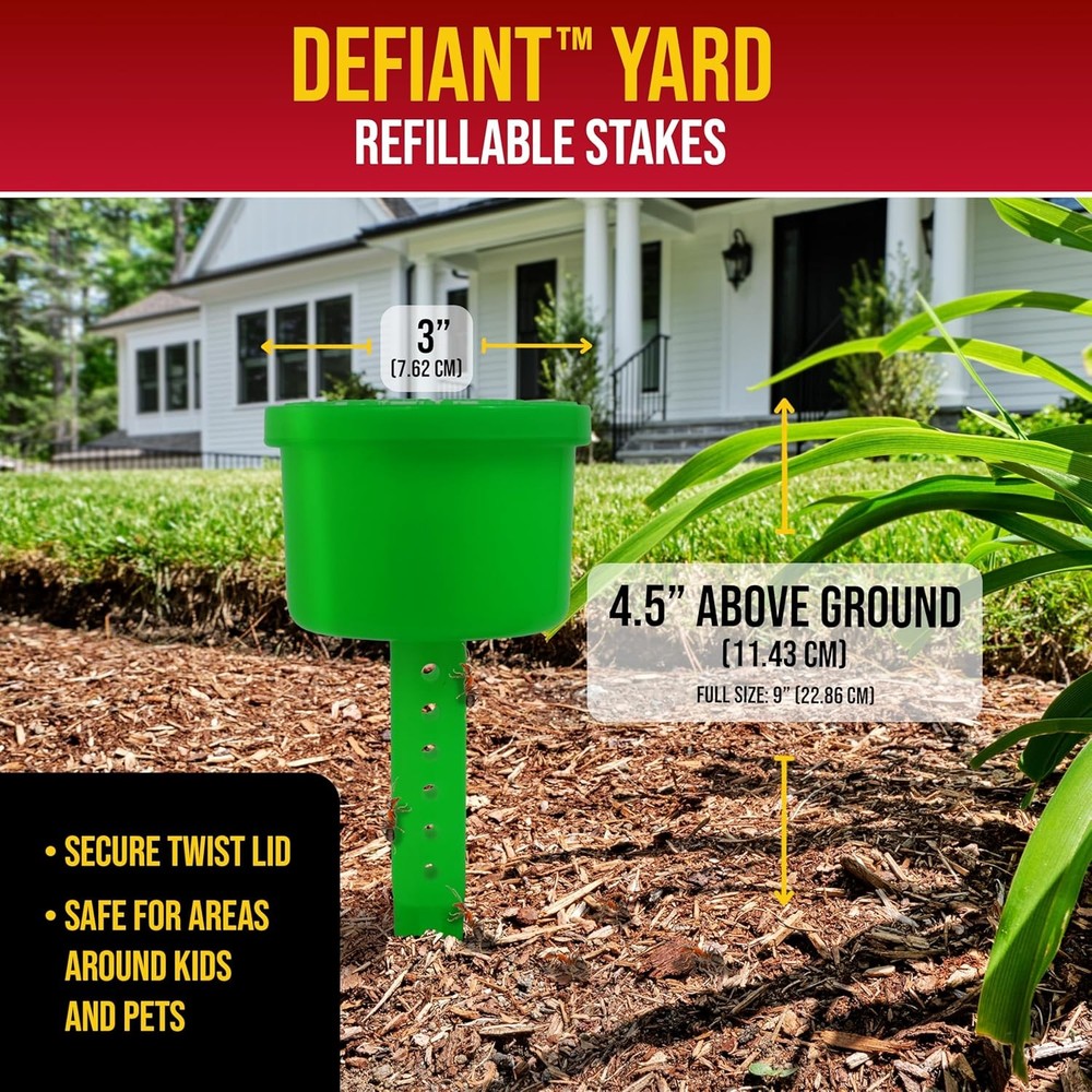 Catchmaster DEFIANT™ Extra Large Reusable Outdoor Ant Traps for Yard
