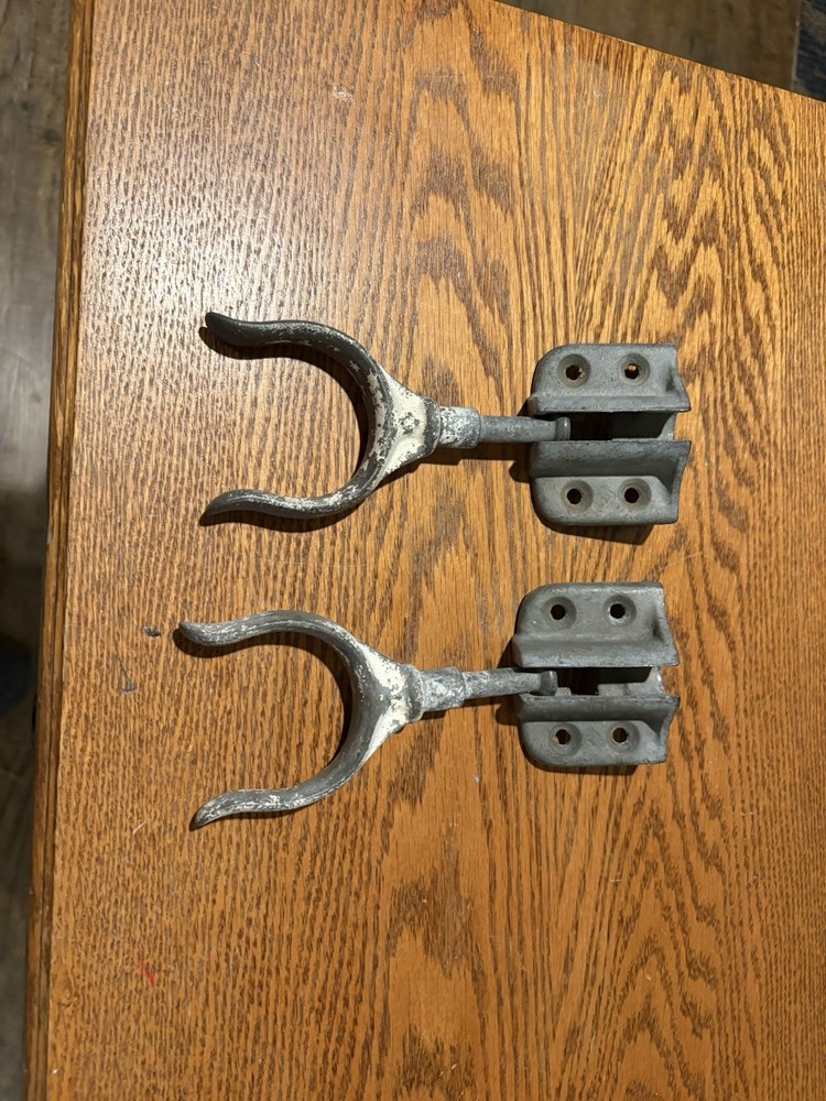 Vintage Galvanized Fold Down Oar Locks