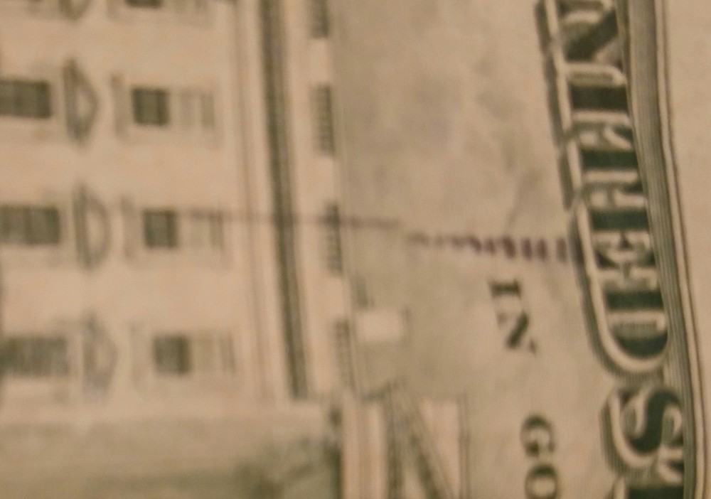 $20.00 NOTE ERROR Misprint On Back