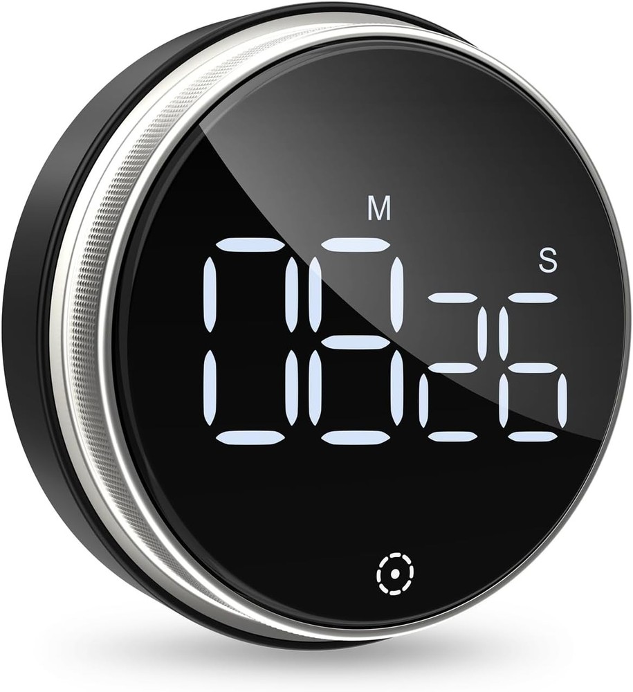 Digital Magnetic Timer LED Display Adjustable Volume Kitchen Office