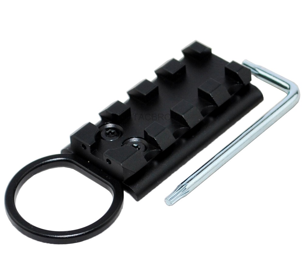 Weaver Sight Rail Mount Fit Glock Arc Slide For Red Dot Sight w/ Pull Ring