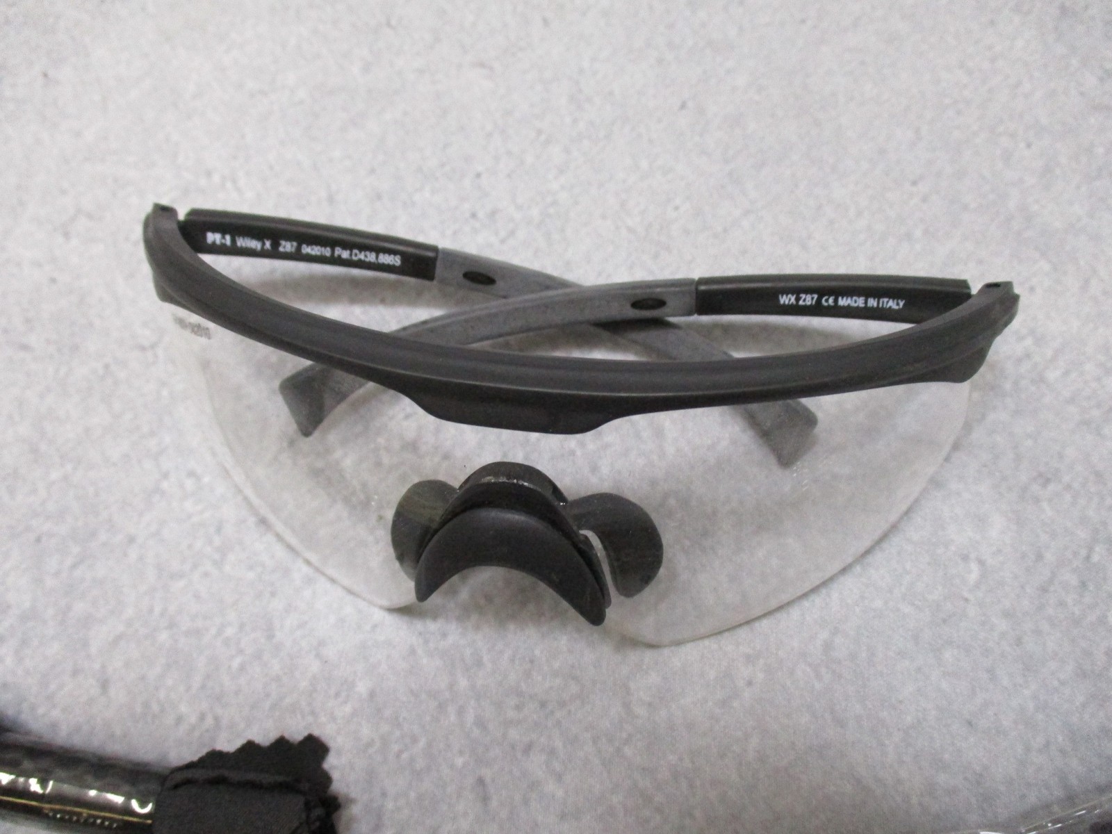 NWOT WILEY-X TACTICAL SUNGLASSES KIT CLEAR & DARK LENS EYE PRO PT-1 SHATTERPROOF