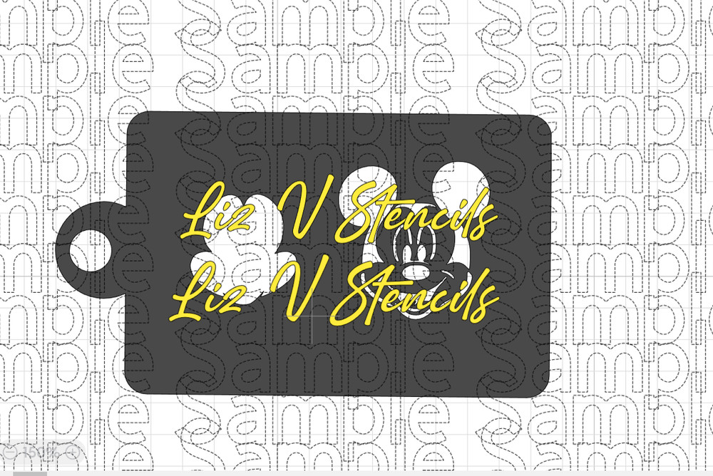 Mouse Combo Stencil
