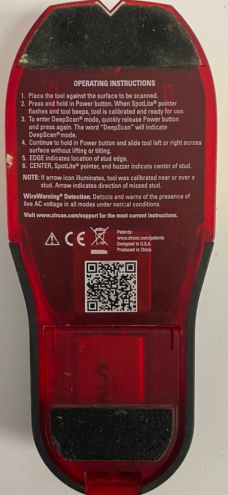 Zircon Center Finding StudSensor HD70