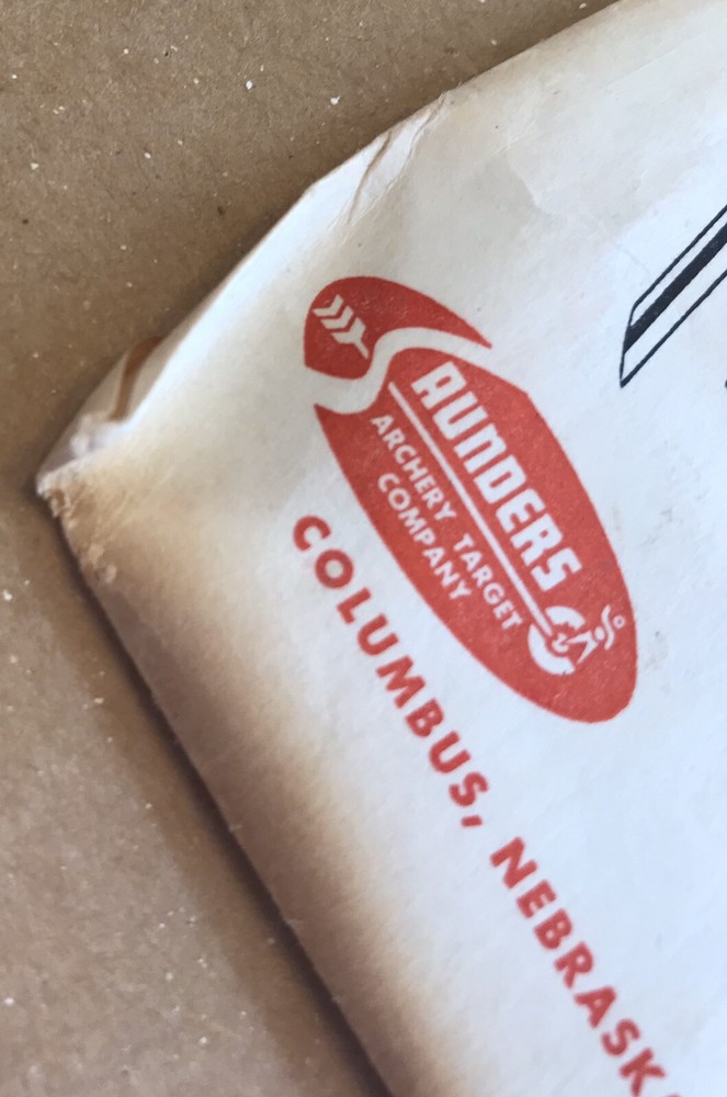 Aunders Archery. 4 Target Face Stamples. Galvanized.