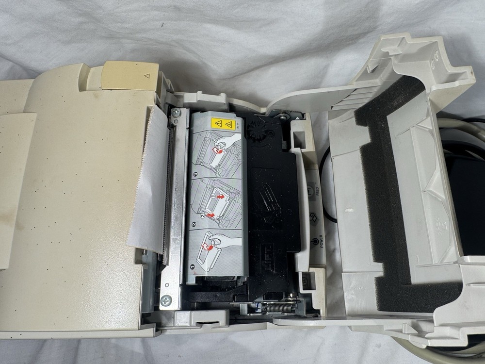 Epson TM-U220D POS Dot Matrix Receipt Printer Grey Parallel - Tested Powers On