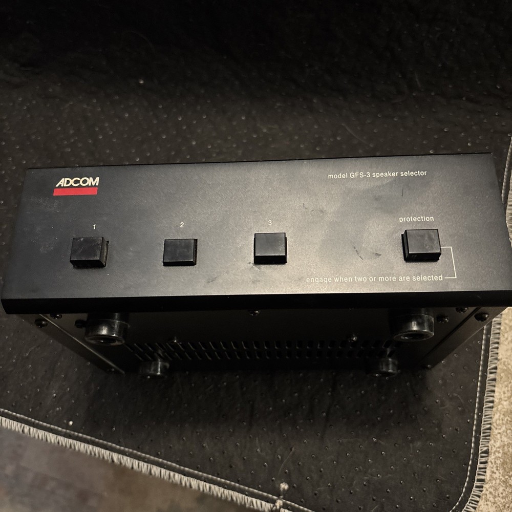 ADCOM Model GFS-3 Speaker Selector with Protection Circuit, Binding Posts
