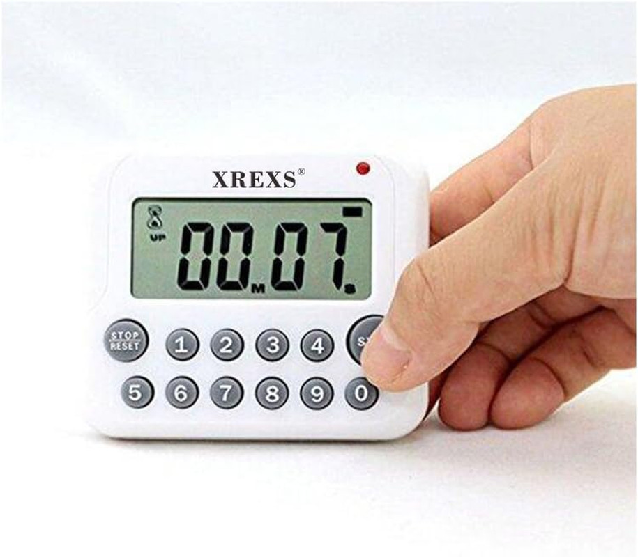 XREXS Digital Kitchen Timer Magnetic Countdown up Cooking Timer Clock with Magne