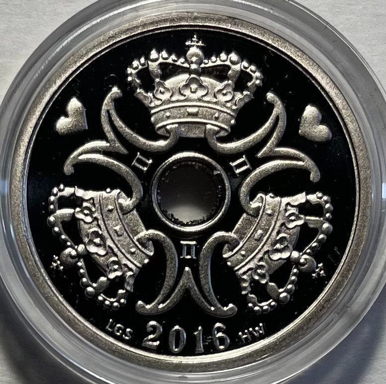 Denmark 2 Kroner 2016 - Proof - 800 issued