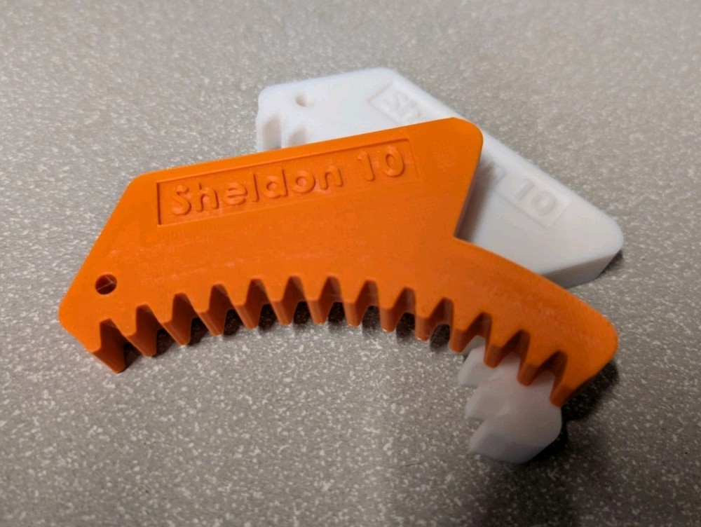 Sheldon 10" Lathe Spindle Lock Wedge Stop - Remove & Install Chuck - ORANGE