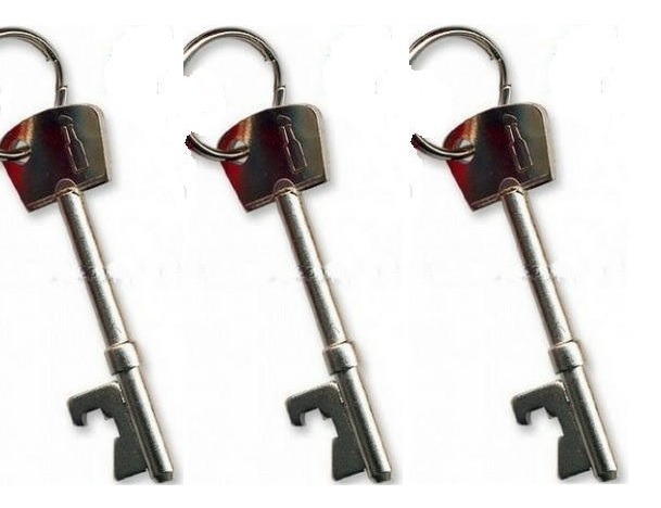 10 CWP KEY CHAINS BLACK