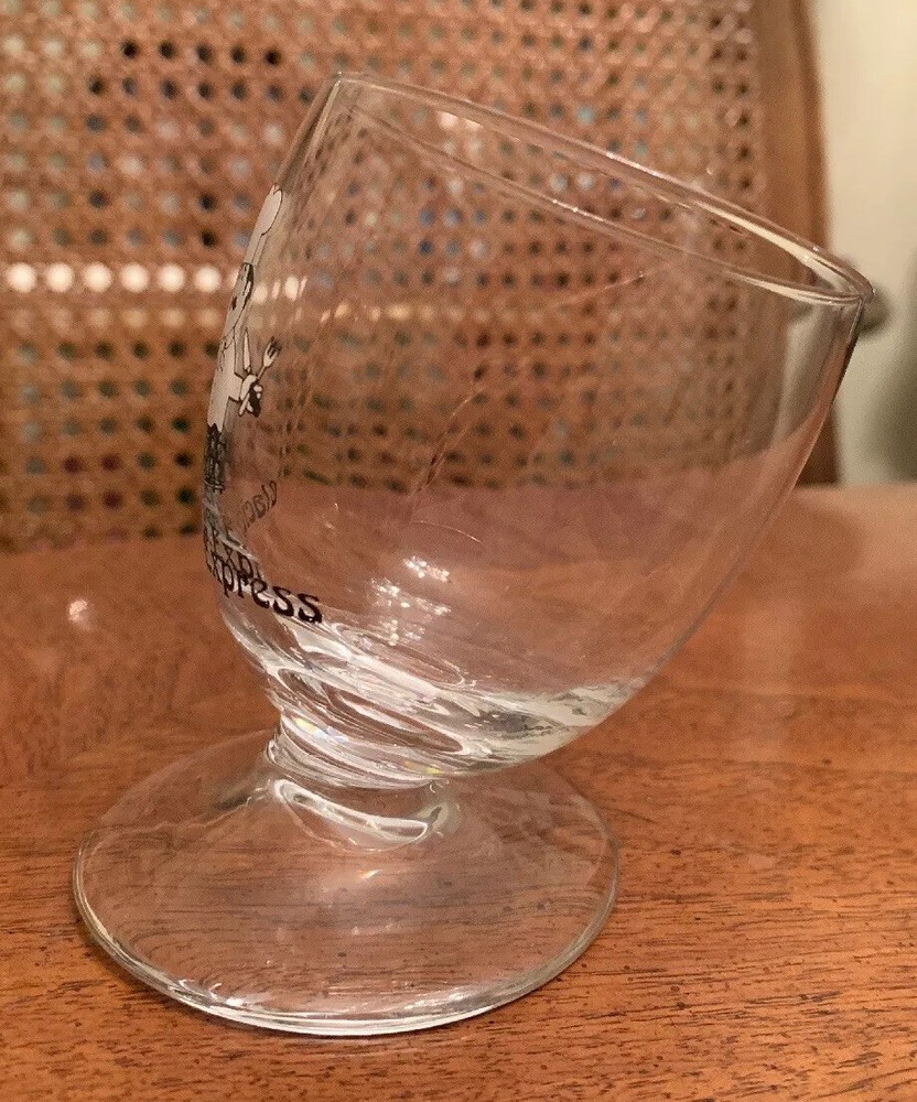 GLACIER EXPRESS Slanted Wine Glass Chef