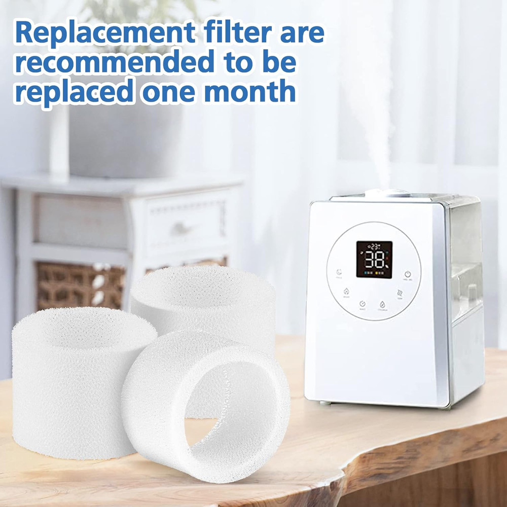 30-Pack Top Fill Humidifier Replacement Filter Compatible with LEVOIT Classic160