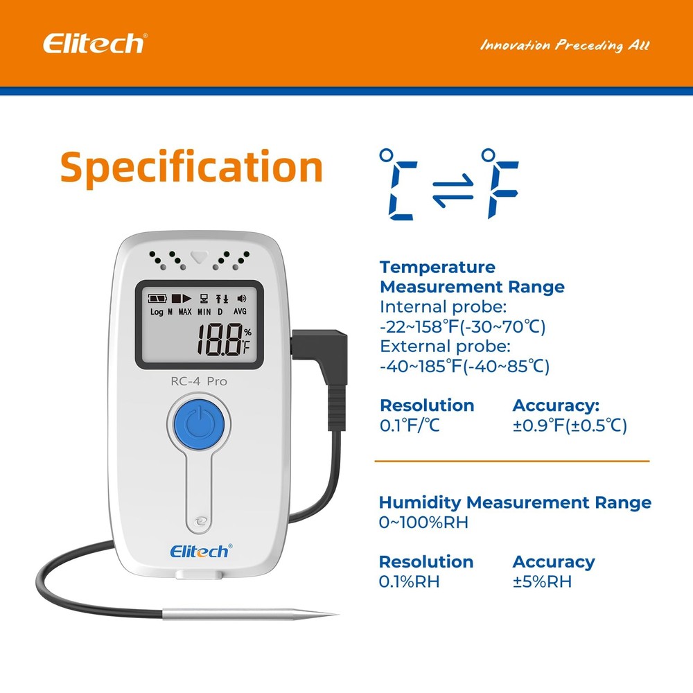 PDF USB Digital Temperature Humidity Data Logger Reuseable Recorder DDL 64000...