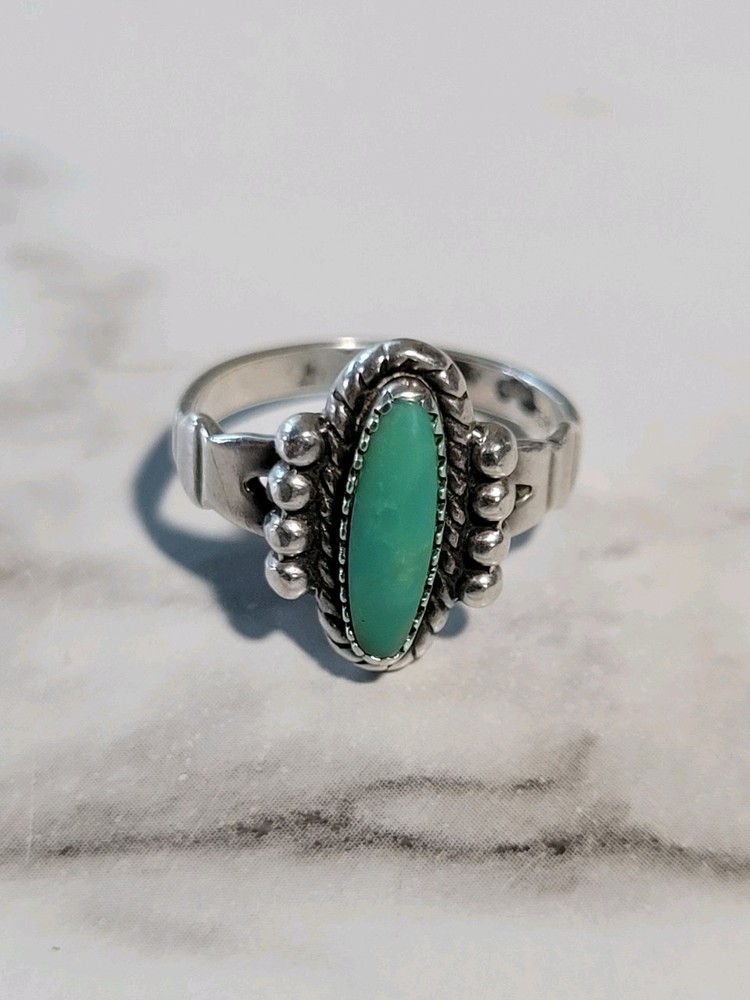 Bell trading post Sterling 925 silver ring Native American turquoise