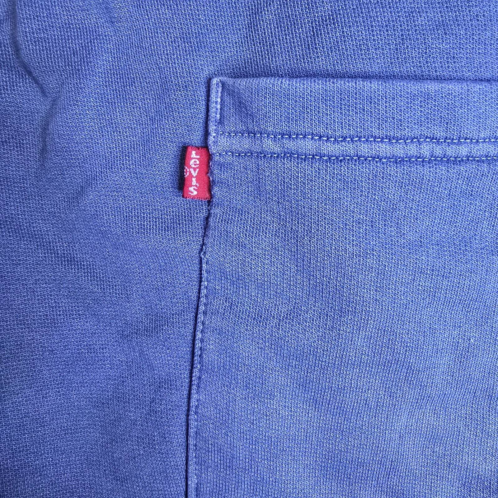 Levis Mens XL Tie Dye Sweat Shorts Purple Blue Fleece Red Tab NWT Relaxed Fit