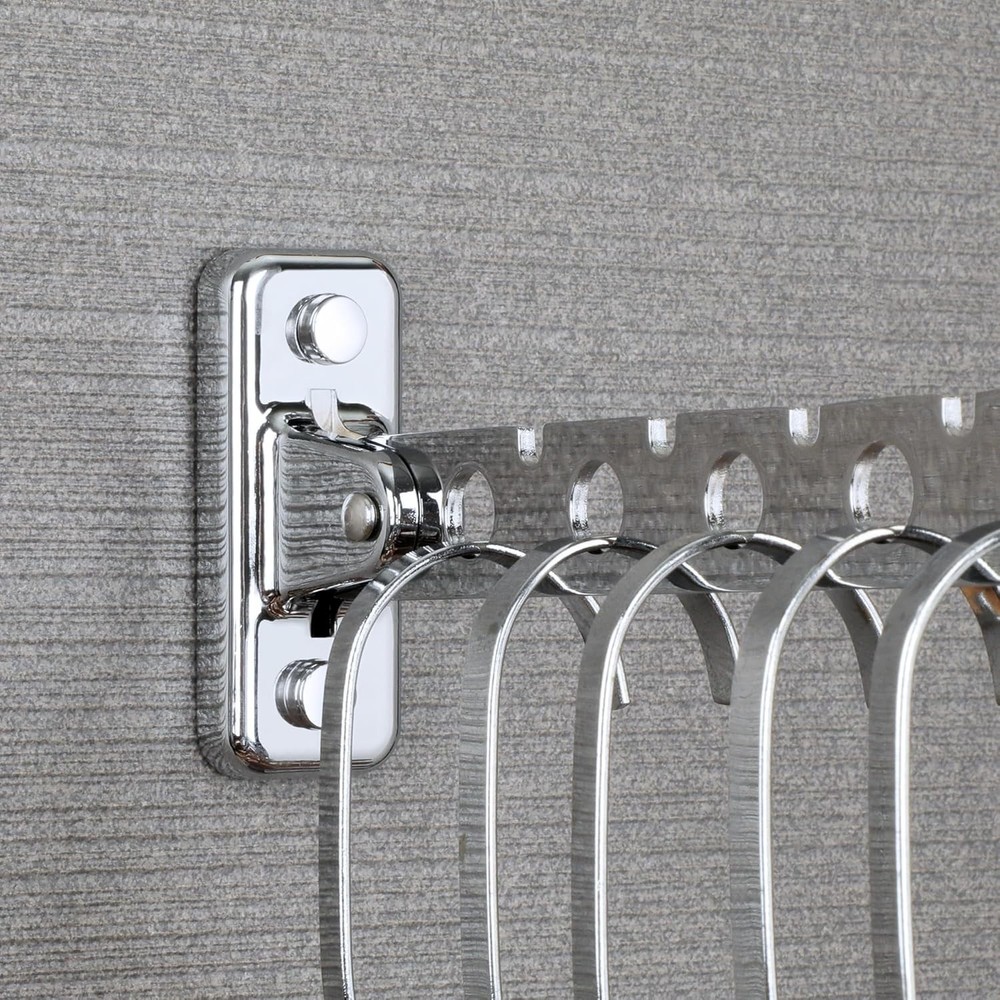Folding Clothes Hanger,Stainless Steel Wall Mounted Drying Rack,Space Saving ...
