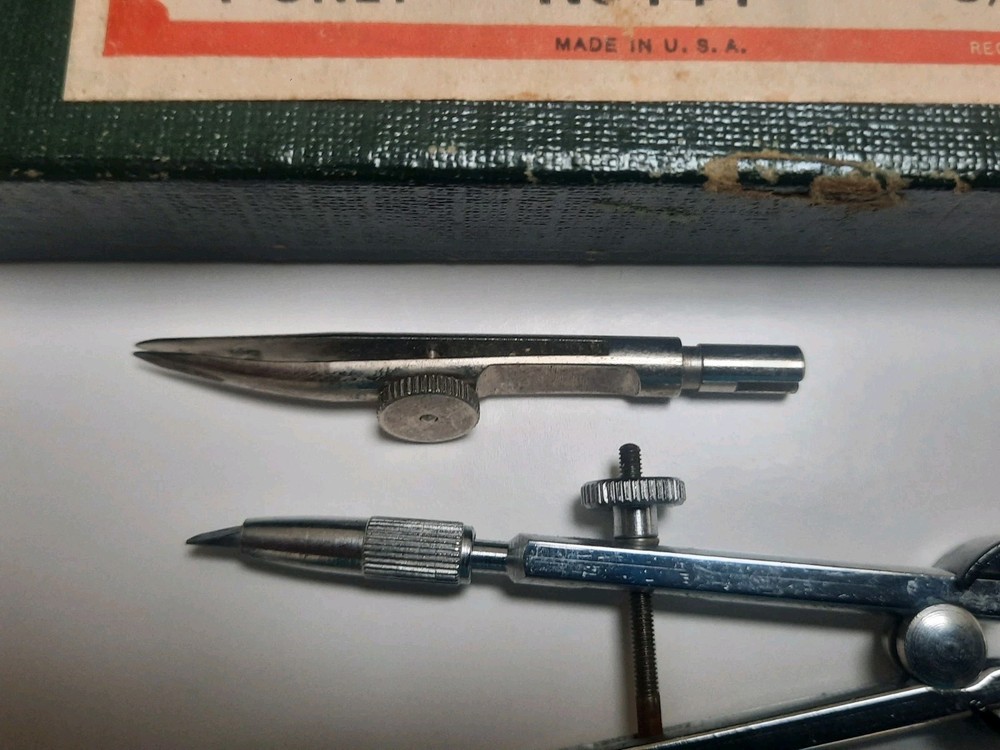 Vintage K&E RINGHEAD BOW PENCIL N9147 for Drafting w/ Original Box