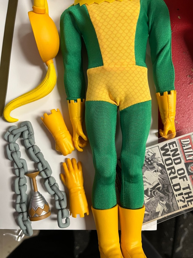 CAPTAIN ACTION DR EVIL AS LOKI ACTION FIGURE COMPLETE IN BOX MARVEL COMICS